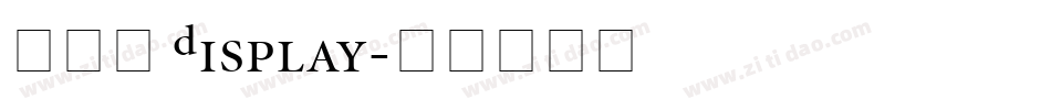 りょう Display字体转换